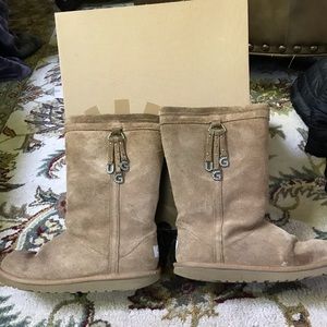 CHESTNUT TALL UGGS SIZE 5